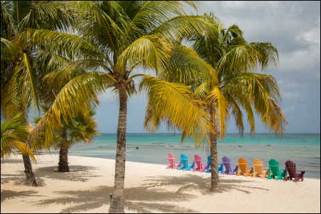 Prachtige palmenstranden op Aruba